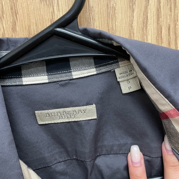 Burberry Brit Gray Button Down Shirt - Picture 3 of 5